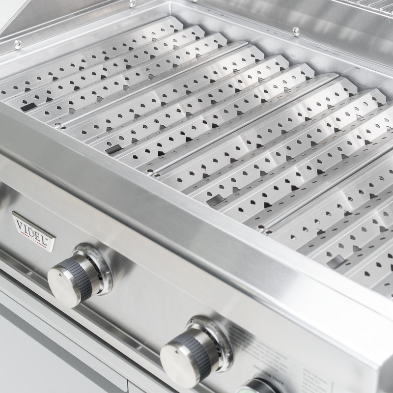 36" Videl Commercial Series - 3 Burner Grill - Built-In 1 Hour Timer