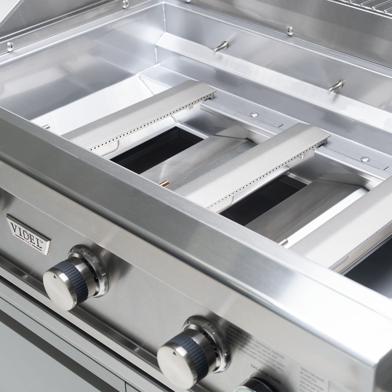 36" Videl Commercial Series - 3 Burner Grill - Built-In 1 Hour Timer
