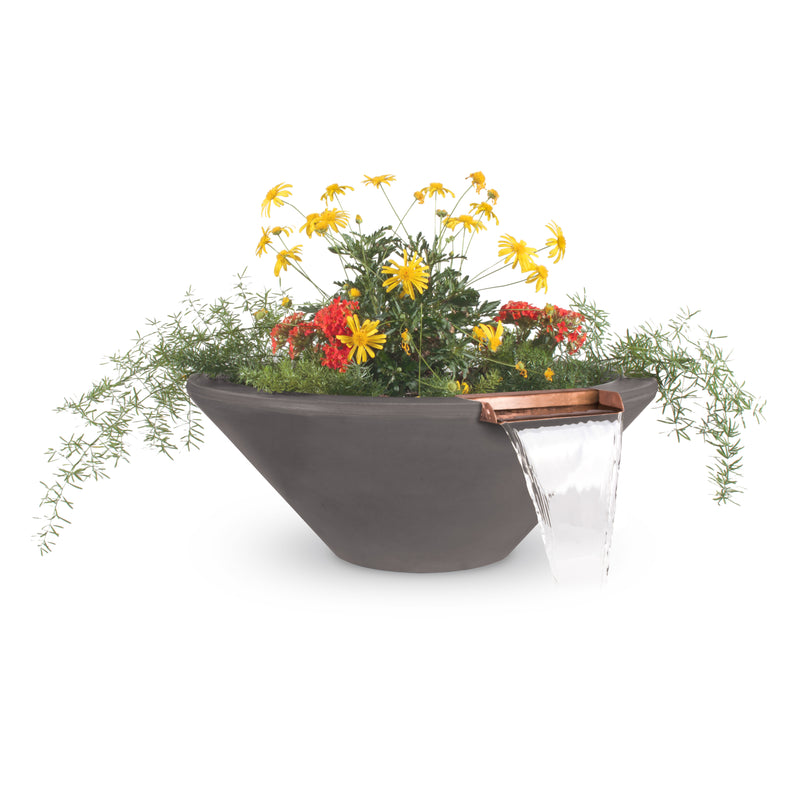 The Outdoor Plus Cazo GFRC Concrete Planter & Water Bowl