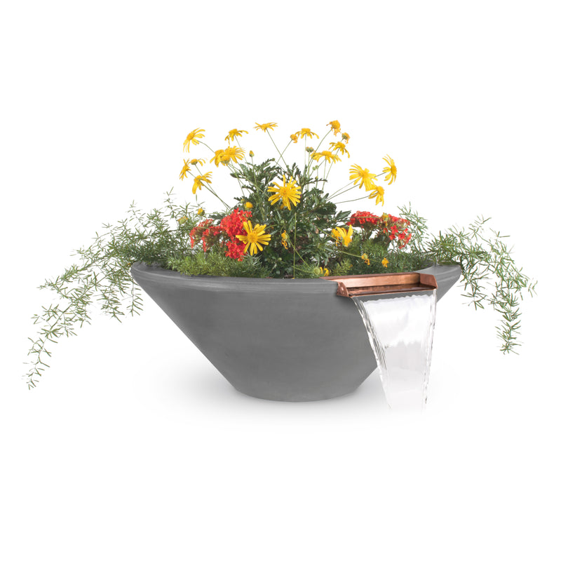 The Outdoor Plus Cazo GFRC Concrete Planter & Water Bowl