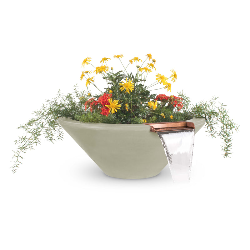 The Outdoor Plus Cazo GFRC Concrete Planter & Water Bowl