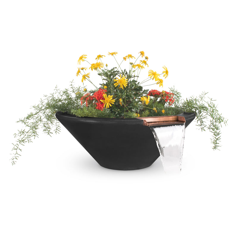 The Outdoor Plus Cazo GFRC Concrete Planter & Water Bowl