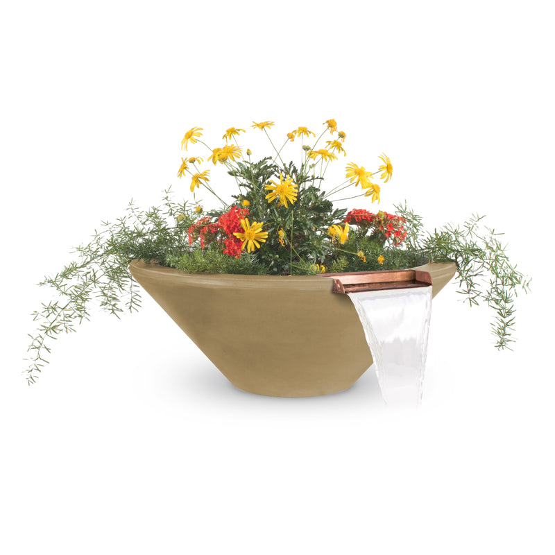The Outdoor Plus Cazo GFRC Concrete Planter & Water Bowl
