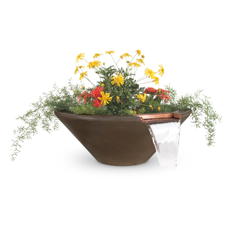 The Outdoor Plus Cazo GFRC Concrete Planter & Water Bowl