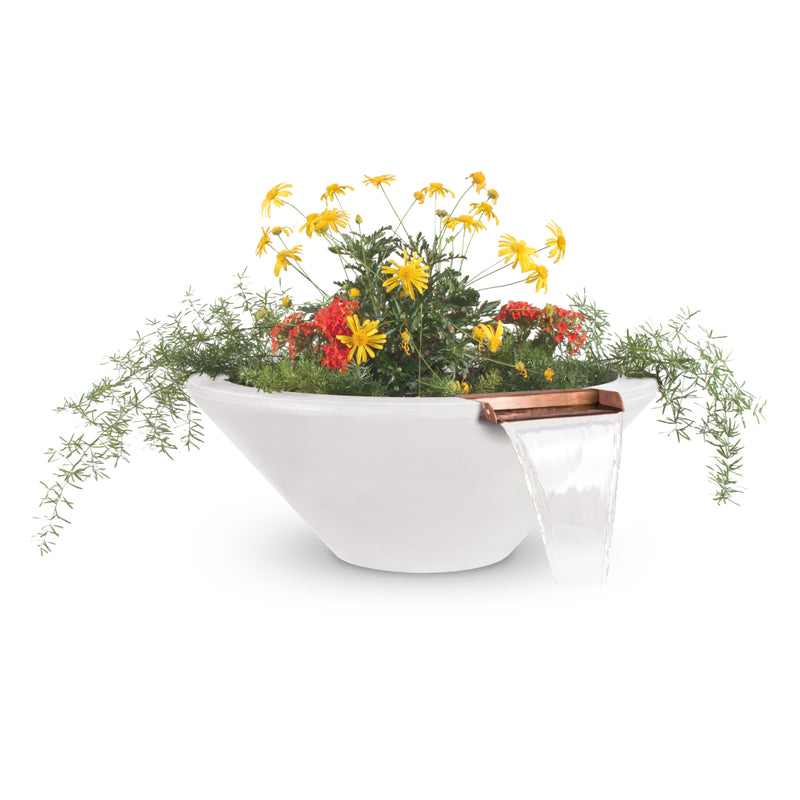 The Outdoor Plus Cazo GFRC Concrete Planter & Water Bowl