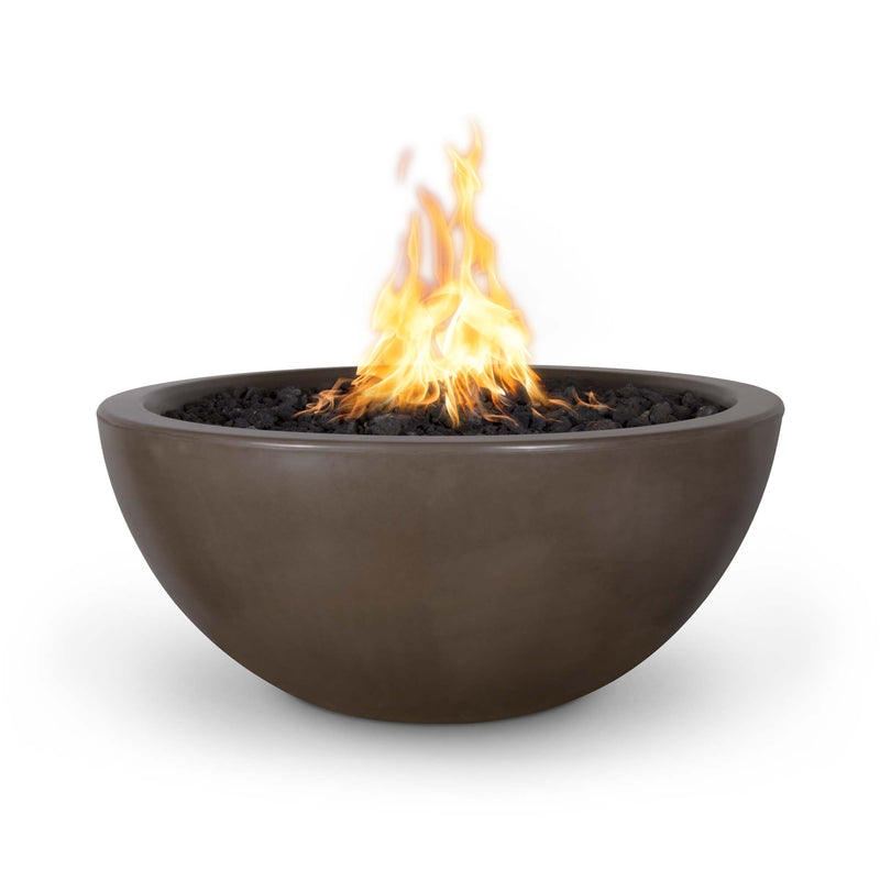 The Outdoor Plus 30" Luna Fire Pit - GFRC Concrete