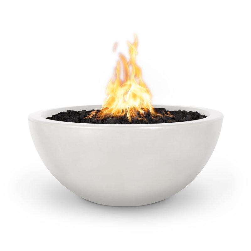 The Outdoor Plus 30" Luna Fire Pit - GFRC Concrete