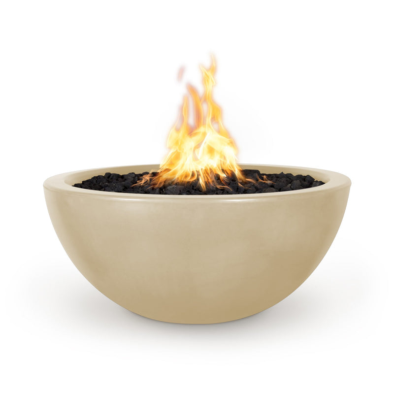 The Outdoor Plus 30" Luna Fire Pit - GFRC Concrete
