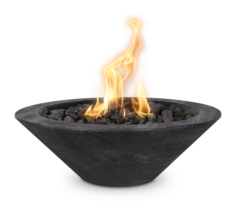 The Outdoor Plus Cazo Wood Grain Fire Bowl